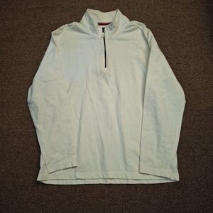 Faded Glory Men's Cream Zip-Up PulloverTop XL